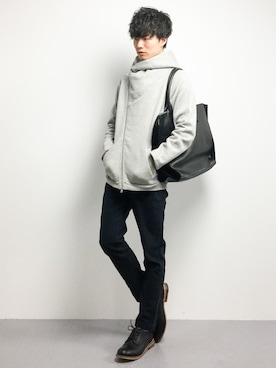 武井一輝さん(メンズ・173cm)の冬コーディネート