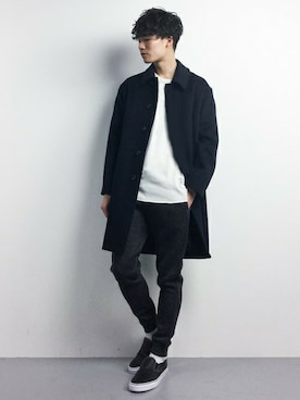 武井一輝さん（メンズ・173cm）の冬コーディネート