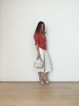 「WERNER（ワーナー）のアイテム」を使った、AYUMIさん（レディース・166cm）の春コーディネート