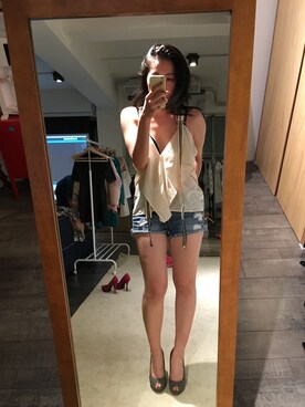 「ALDO（アルド）のアイテム（モカシン/デッキシューズ）」を使った、WeiFangChangさん（レディース・166cm）の春コーディネート