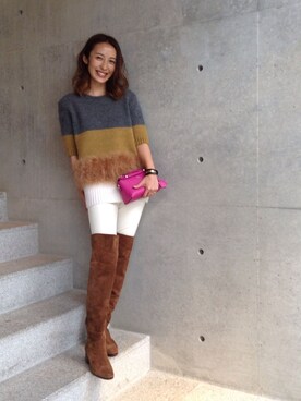 shizuさん（レディース・159cm）の秋コーディネート