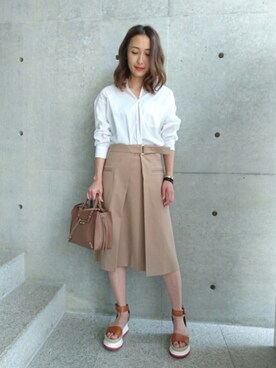 shizuさん（レディース・159cm）の春コーディネート