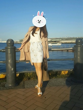 「コンサバ」｜「アイテム（トレンチコート）」を使った、春乃@初心者ですさん（レディース・162cm）の秋コーディネート