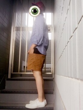「ショートパンツ」｜orzzieさん（メンズ・175cm）の夏コーディネート