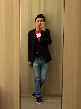 チャムさん（メンズ・168cm）の春コーディネート