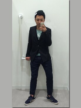 チャムさん（メンズ・168cm）の春コーディネート