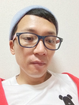 「BEAMS BOY（ビームスボーイ）のアイテム（ニットキャップ/ビーニー）」を使った、チャムさん（メンズ・168cm）の夏コーディネート