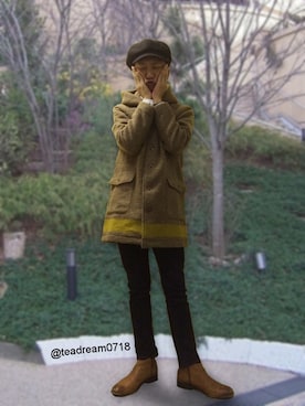 「MR.OLIVE(ミスターオリーブ)のアイテム(ダッフルコート)」を使った、チャムさん(メンズ・168cm)の秋コーディネート