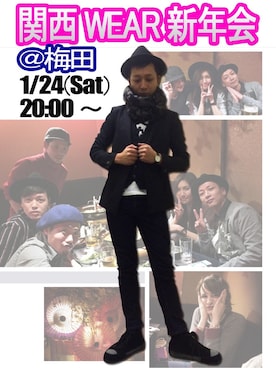 チャムさん（メンズ・168cm）の冬コーディネート