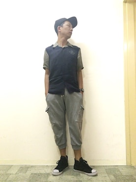 チャムさん（メンズ・168cm）の夏コーディネート