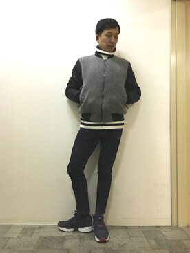 チャムさん（メンズ・168cm）の冬コーディネート