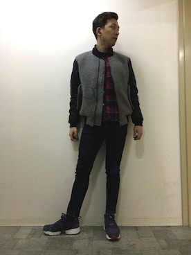 チャムさん（メンズ・168cm）の冬コーディネート