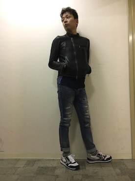 チャムさん(メンズ・168cm)の冬コーディネート