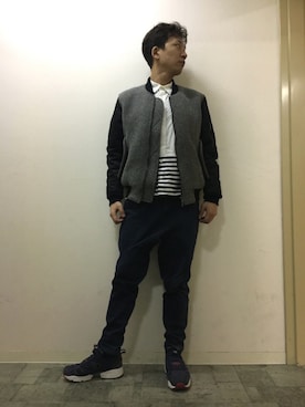 チャムさん(メンズ・168cm)の冬コーディネート