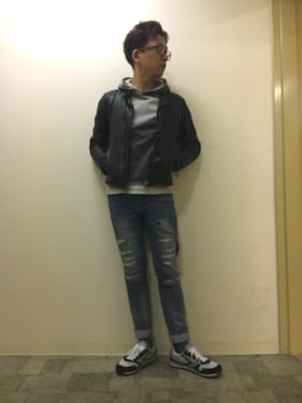 チャムさん（メンズ・168cm）の春コーディネート