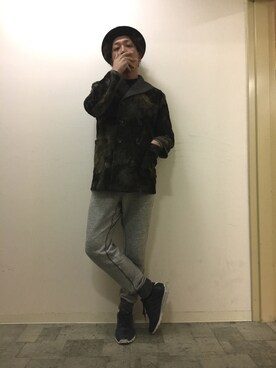 「tricot COMME des GARCONS（トリココムデギャルソン）のアイテム（ジャケット/アウター）」を使った、チャムさん（メンズ・168cm）の秋コーディネート