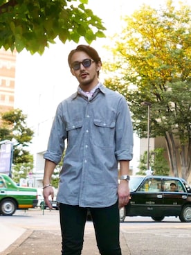 「CELINE（セリーヌ）のアイテム（財布/小物）」を使った、hajime722さん（メンズ・176cm）の秋コーディネート