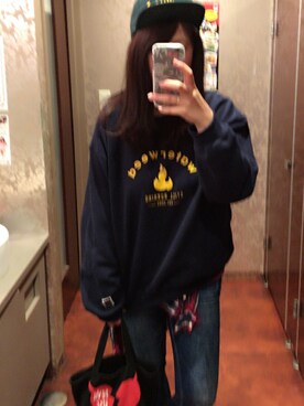 「Deviluse（Deviluse）のアイテム（バッグ）」を使った、nobiyomeさん（レディース・168cm）の冬コーディネート