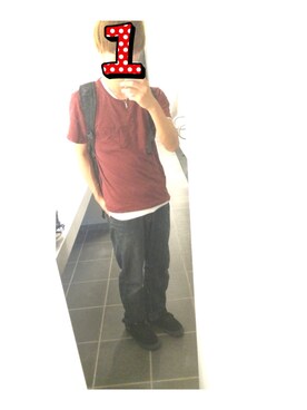 「トイレから失礼しやす」｜「アイテム（その他）」を使った、S o t a . Sさん（メンズ・174cm）の夏コーディネート