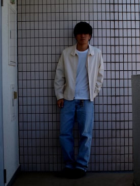 「Levis」｜「アイテム（ナイロンジャケット）」を使った、S o t a . Sさん（メンズ・175cm）の春コーディネート