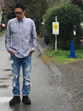 「Cody Sanderson」｜「アイテム（ブーツ）」を使った、eastvillageOTHERさん（メンズ・177cm）の冬コーディネート
