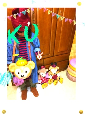 「FREAK'S STORE（フリークスストア）のアイテム（ワンピース/ドレス）」を使った、☆★KU★☆さん（キッズ・120cm）の秋コーディネート