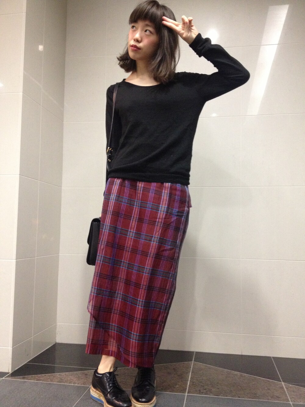 DRIES VAN NOTENドリス チェック スカート 36サイズ DRIES VAN NOTEN