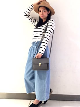 「SPIGA（スピーガ）のアイテム」を使った、SPIGA OFFICIALさん（レディース・157cm）の春コーディネート