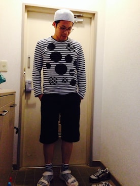「MR.GENTLEMAN（ミスタージェントルマン）のアイテム（レッグウェア）」を使った、マーチンさん（メンズ・170cm）の秋コーディネート