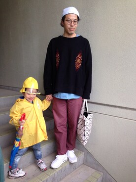 「Saturdays NYC（サタデーズ ニューヨークシティ ）のアイテム（レッグウェア）」を使った、マーチンさん（メンズ・170cm）の春コーディネート