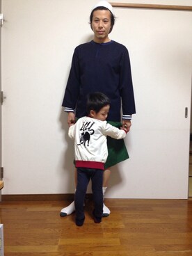 「GANRYU（ガンリュウ）のアイテム（キャップ）」を使った、マーチンさん（メンズ・170cm）の秋コーディネート