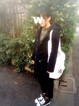 「CONVERSE（コンバース）のCONVERSE コンバース ジャック パーセル / JACK PURCEL（スニーカー）」を使った、kan28さん（レディース・160cm）の冬コーディネート