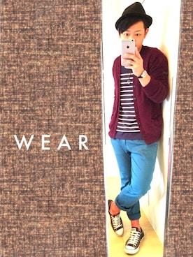 「アイテム（おもちゃ、ブラック系）」を使った、Miiさん（メンズ・175cm）の冬コーディネート