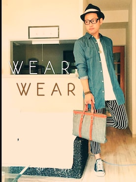 「LAGASHA（ラガシャ）のアイテム」を使った、Miiさん（メンズ・175cm）の秋コーディネート