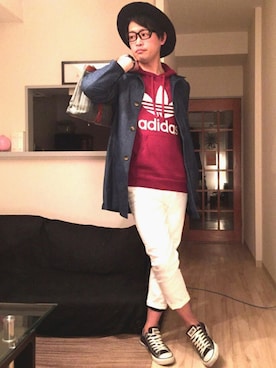 「LAGASHA（ラガシャ）のアイテム」を使った、Miiさん（メンズ・175cm）の冬コーディネート