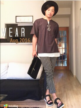 Miiさん（メンズ・174cm）の夏コーディネート