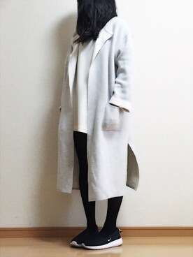 「UNRELISH（アンレリッシュ）のアイテム（その他アウター）」を使った、akiさん（レディース・157cm）の春コーディネート