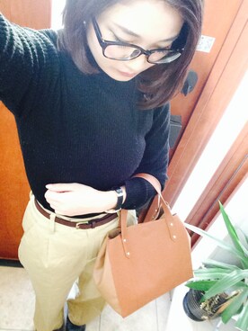 HARAKANAさん（レディース・156cm）の秋コーディネート