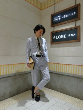 417 by EDIFICE天神店　スタッフさんのコーディネート