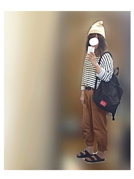 「STYLE DELI（スタイルデリ）のアイテム（スウェット）」を使った、みと**さん（レディース・160cm）の秋コーディネート