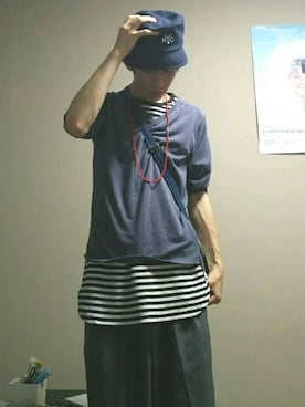 もーりーさん（メンズ・172cm）の夏コーディネート