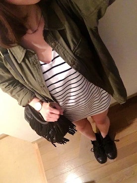 「Daniel Wellington」｜もももさん（レディース・155cm）の春コーディネート