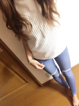 「ハイネックトップス」｜k♡さん（レディース・154cm）の秋コーディネート