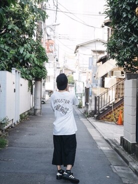 「RICHARDSON（リチャードソン）のアイテム（キャップ）」を使った、KIKAKUさん（メンズ・175cm）の夏コーディネート