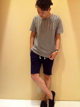 「ケーブル」｜DaWaWaさん（メンズ・175cm）の春コーディネート