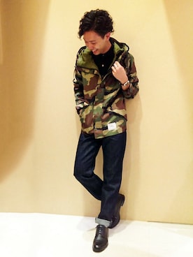 「アイテム（マウンテンパーカー、その他）」を使った、DaWaWaさん（メンズ・175cm）の秋コーディネート