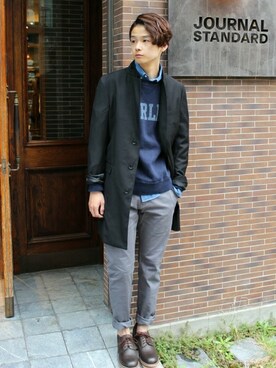 高瀬さん（メンズ・173cm）の秋コーディネート