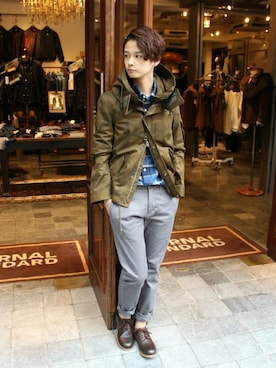 高瀬さん(メンズ・173cm)の秋コーディネート