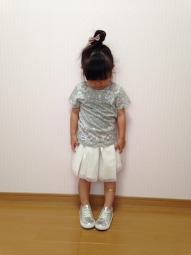 「RADCHAP（ラッドチャップ）のアイテム（シューズ）」を使った、Papanさん（キッズ・90cm）の夏コーディネート
