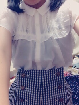 「OZOC（オゾック）のアイテム（パンツ）」を使った、あむさん（メンズ・151cm）の夏コーディネート